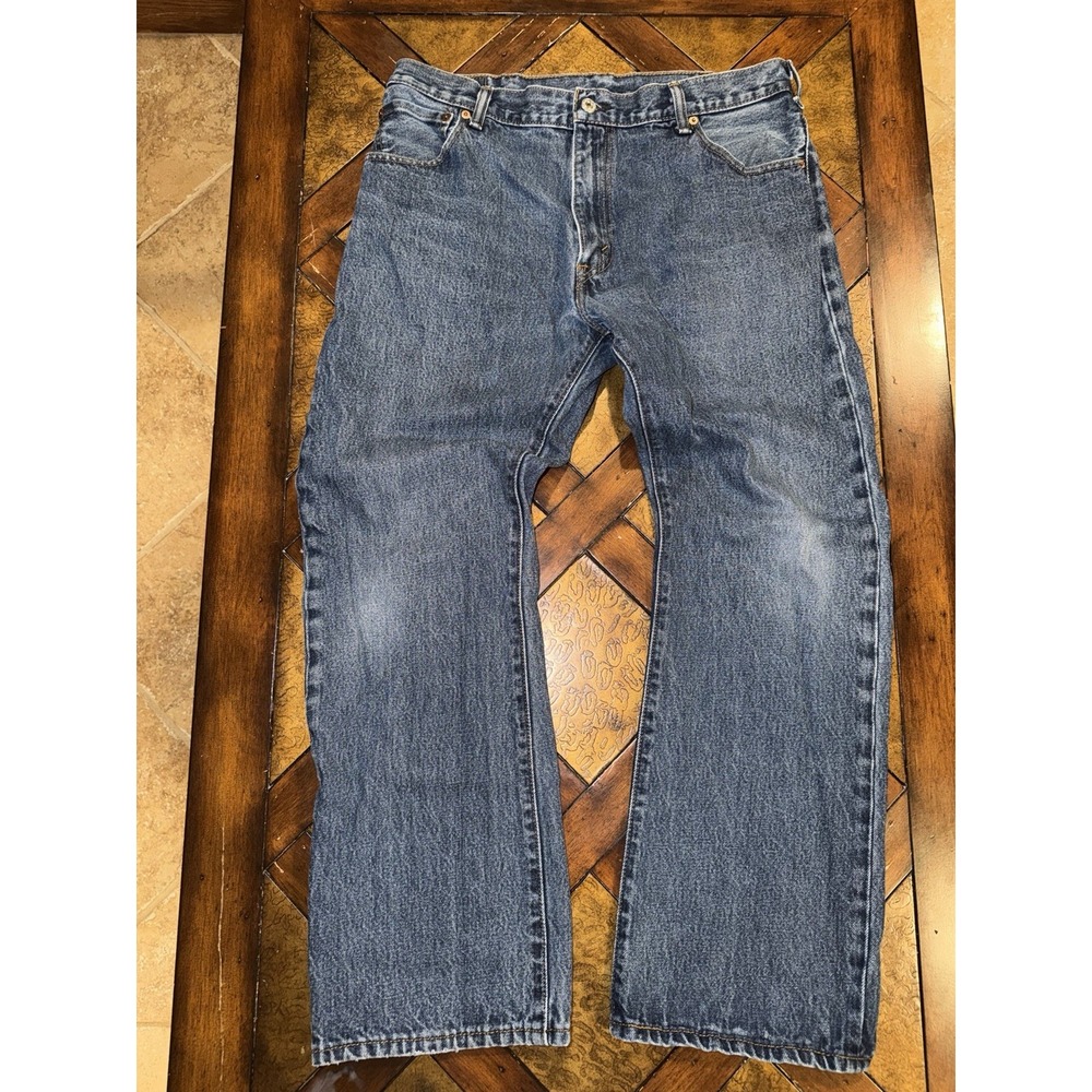 Levis 517 Boot Cut Jeans Mens 34x30 Blue Medium Wash Denim Casual Pants